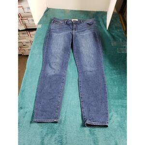 Gap Jeans Size 27 Womens Blue Denim Stretch Pants Mid Rise Curvy True Skinny